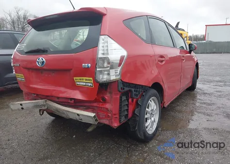 2013 Toyota Prius V Three from USA, damaged, VIN JTDZN3EU3D3197160